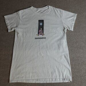 Mac Miller Shirt Small White Swimming Double Sided Official